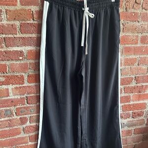 Black and White Track Pants